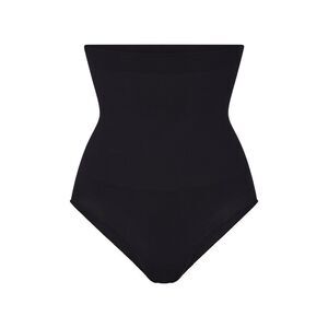 SKIMS NWT high-waisted brief core control in the color onyx in the size XXS